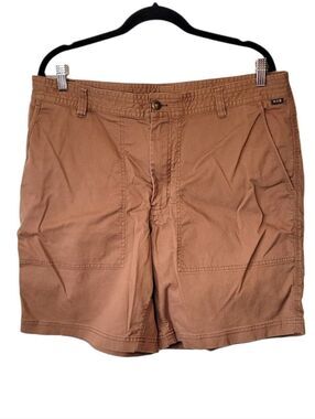 Howler Bros Men's Cotton Heavy Duty Casual Brown Shorts Size 38